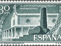 Spain 1956 General Franco 80 CTS Green Edifil 1199. España 1956 1199. Uploaded by susofe